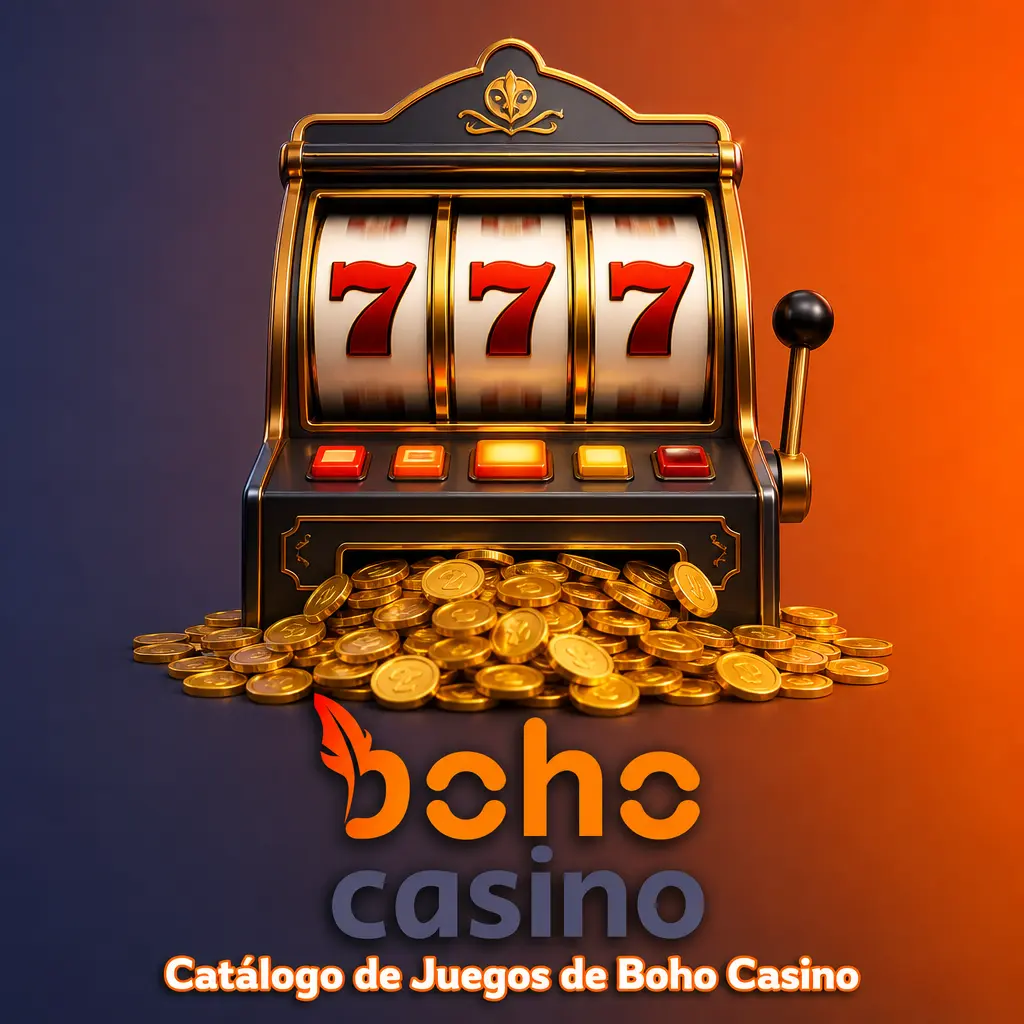 Catálogo de Boho Casino con tragaperras, casino en vivo, mesas, crash games, jackpots y juegos instantáneos
