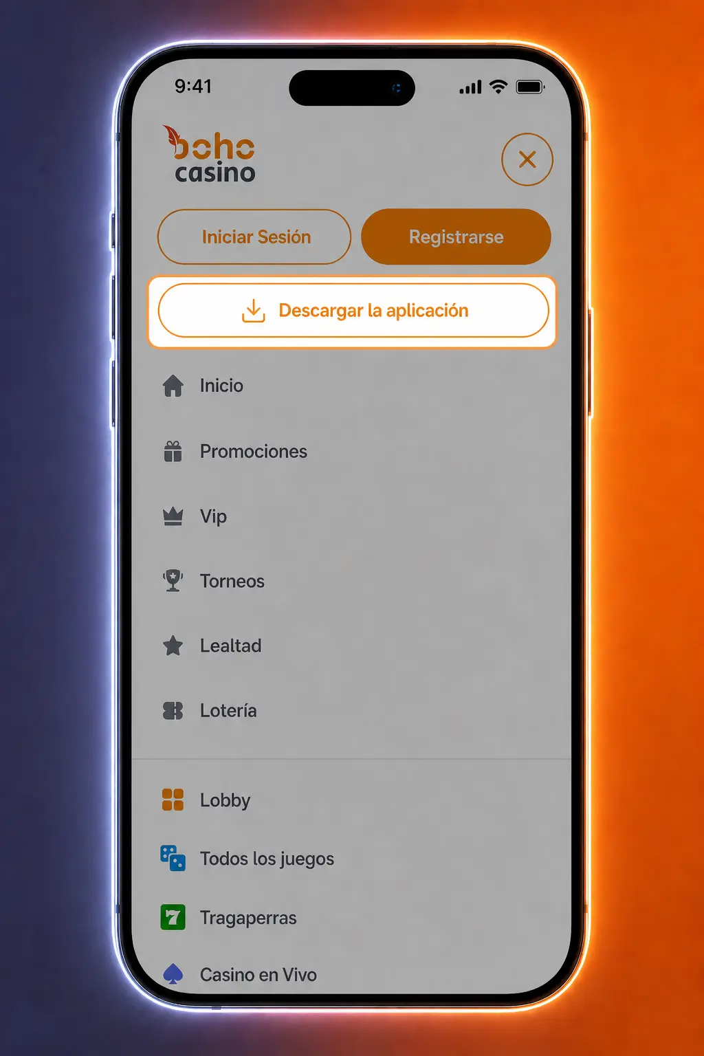 Pasos para instalar la app PWA de Boho Casino en iPhone o iPad desde Safari sin usar App Store