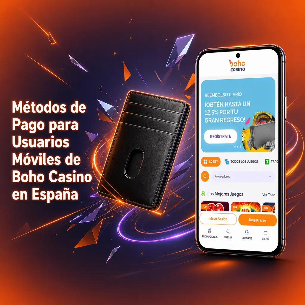 Métodos de pago móviles en Boho Casino España: Visa, Mastercard, Apple Pay, Bitcoin y más criptomonedas
