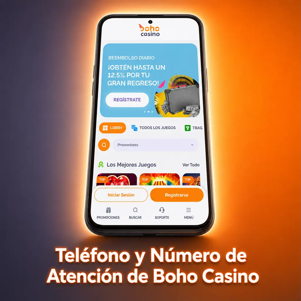 Teléfono y horario de atención al cliente de Boho Casino para consultas urgentes sobre cuenta y pagos
