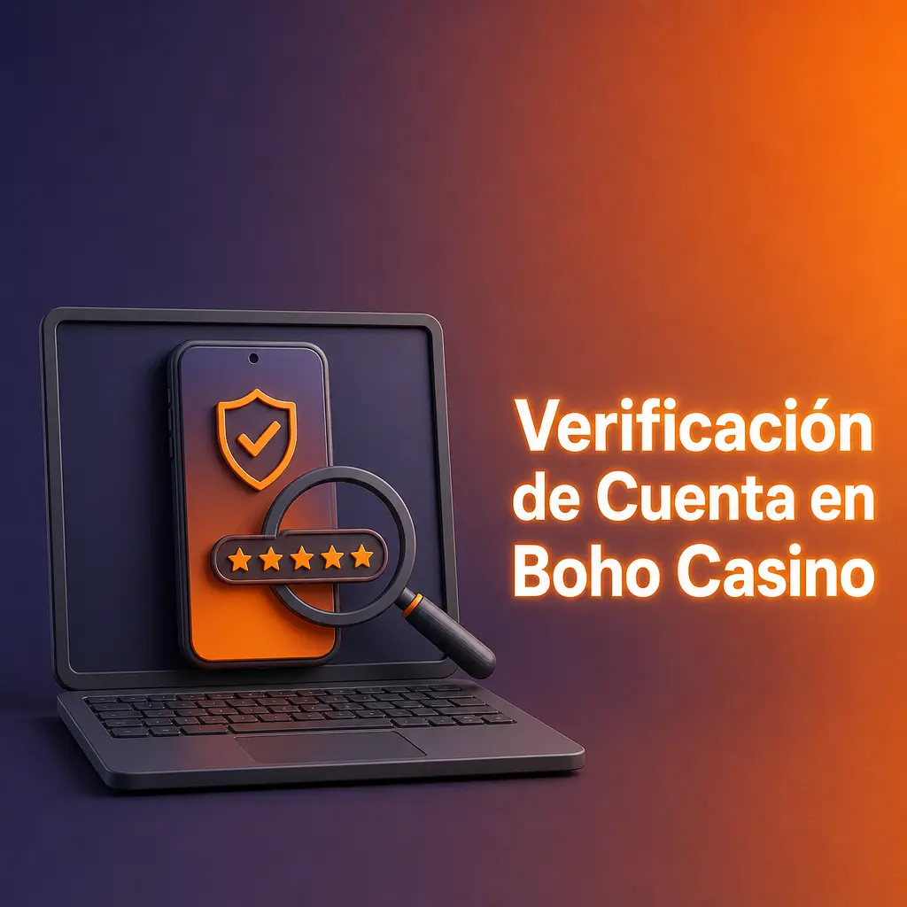 Proceso de verificación de cuenta KYC en Boho Casino con documento de identidad y comprobante de domicilio